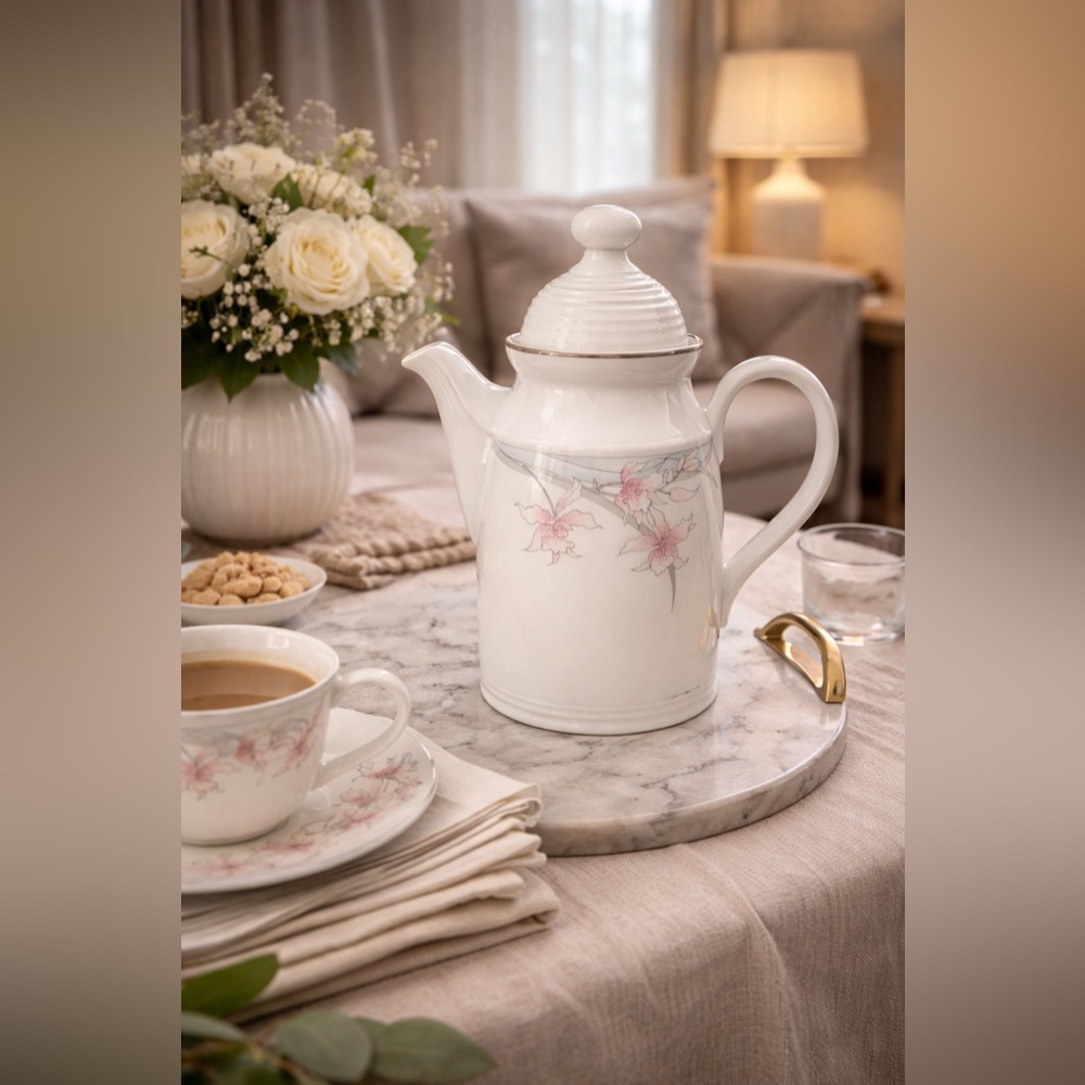 Royal Doulton Mayfair “Fresh Flowers” L.S.1052 – Large Coffee Pot – 2.5 Pints